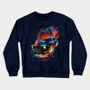 Dodge Charger Daytona - Psychedelic Volcanic Race Crewneck Sweatshirt